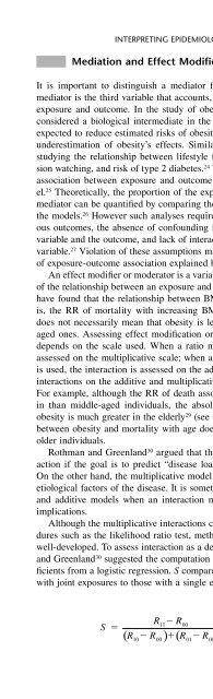 Obesity Epidemiology