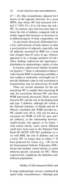 Obesity Epidemiology