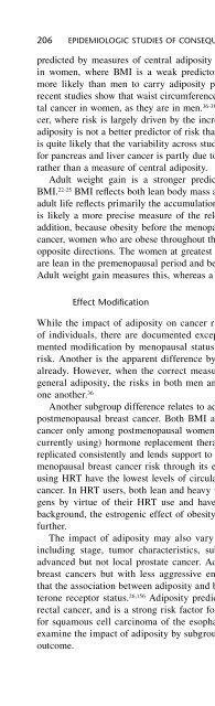 Obesity Epidemiology