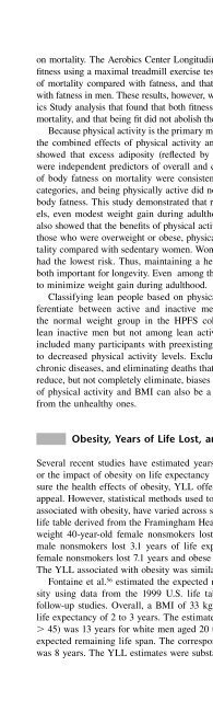 Obesity Epidemiology