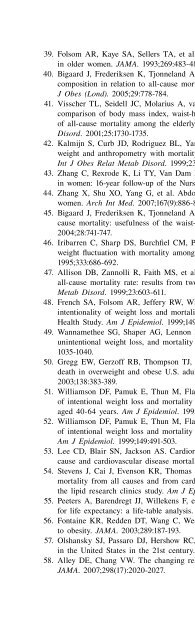 Obesity Epidemiology