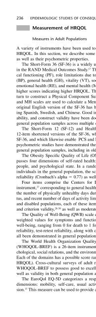 Obesity Epidemiology