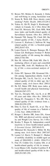 Obesity Epidemiology