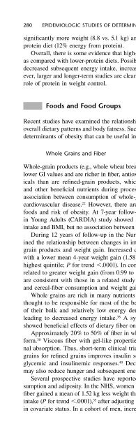 Obesity Epidemiology