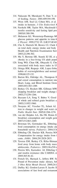 Obesity Epidemiology