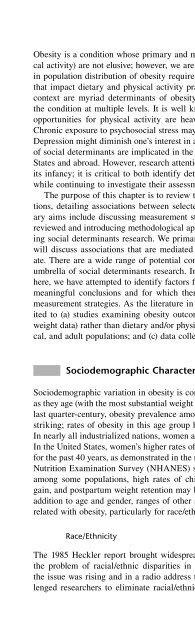 Obesity Epidemiology