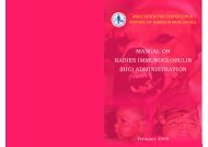 Manual on Rabies Immunoglobulin Administration - APCRI
