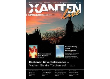 Xantener Adventskalender - Xanten Live