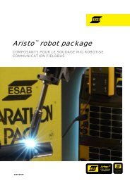 ESAB - Catalogue Robot