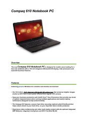 Compaq 610 Notebook PC