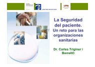 Ponencia Seguridad del Paciente. Dr. Triginer. 21-05