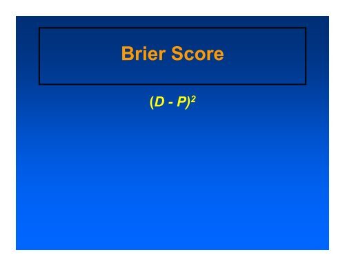 Decision curve analysis