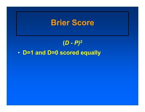 Decision curve analysis