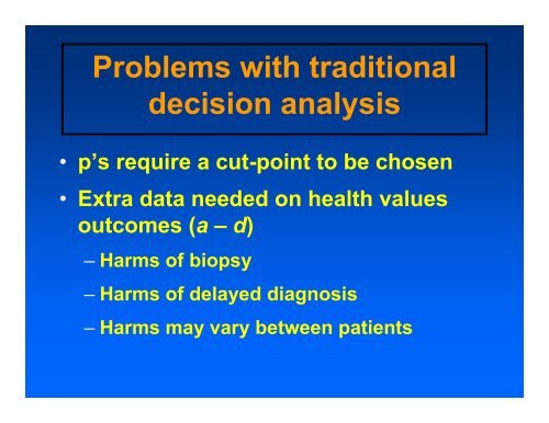 Decision curve analysis