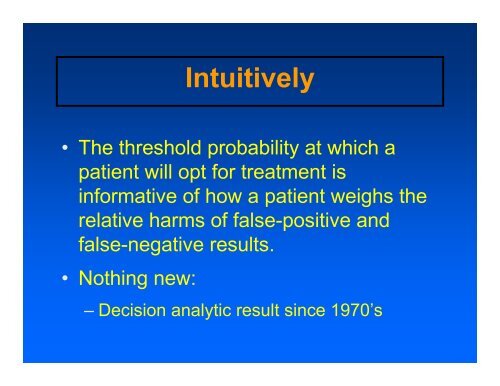 Decision curve analysis