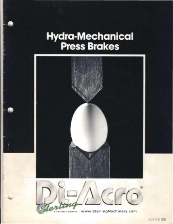 Di Acro Brochure - Sterling Machinery