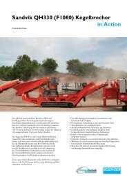 Sandvik QH330 (F1080) Kegelbrecher in Action - TTS Trump ...