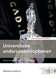 Universitaire onderzoeksloopbanen - Peter van den Besselaar