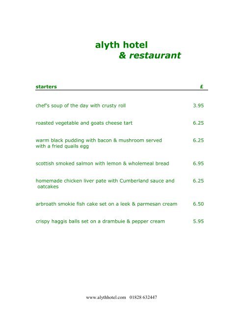alyth hotel & restaurant - The Alyth Hotel