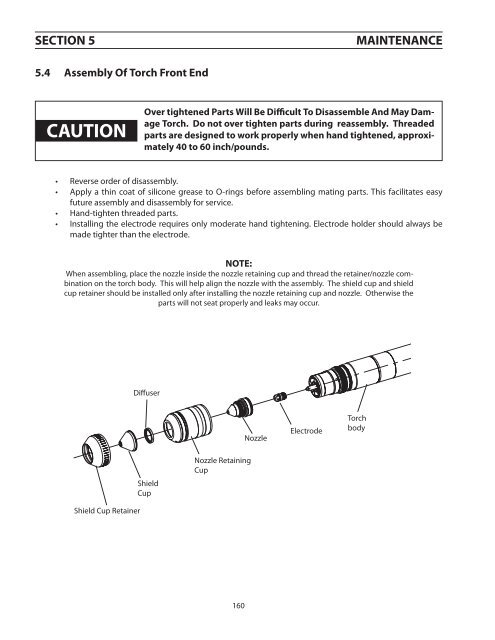 PT-36 Mechanized Plasmarc Cutting Torch Instruction Manual