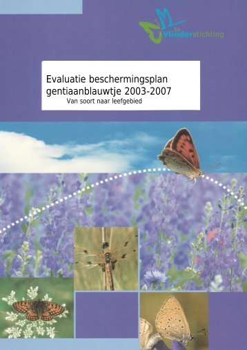 Evaluatie beschermingsplan gentiaanblauwtje 2003-2007 - Vlindernet