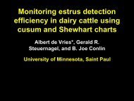 Monitoring estrus detection efficiency in dairy cattle using cusum ...