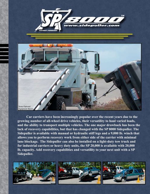 SP8000 - 8000 lb. Side Puller - Zip's Truck Equipment