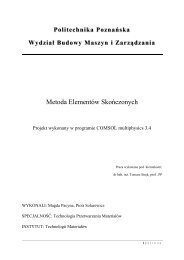 Metoda Elementów Skończonych - tomasz strek home page