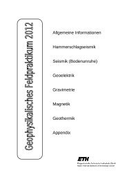 Allgemeine Informationen Hammerschlagseismik Seismik ...