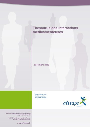 Thesaurus des interactions mÃ©dicamenteuses - Esculape