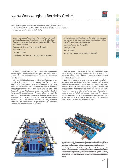 Top of Automotive Austria 2012 - Automotive Cluster Vienna Region