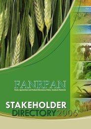 stakeholder - FANRPAN