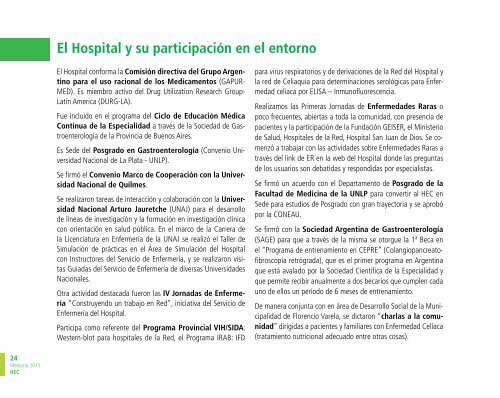 Incentivos - Hospital El Cruce