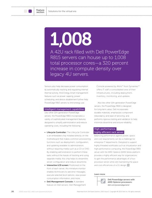 Download Entire 2010 Issue 2 - Dell