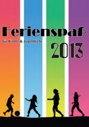 Download Ferienspaß 2013 - Stadt Vilshofen