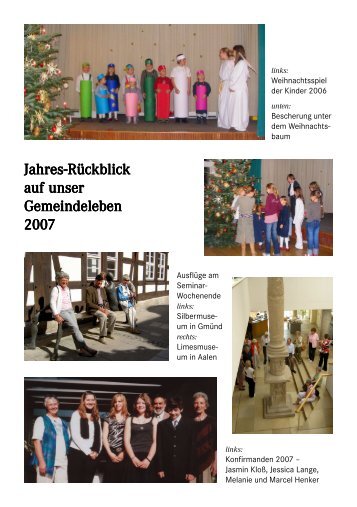 Jahres-Rückblick 2007 in Bildern - im PDF-Format