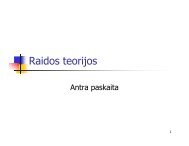 Raidos teorijos