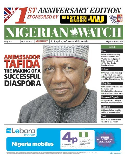 May 2013 Publication - Nigerian Watch