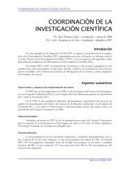 COORDINACIÃN DE LA INVESTIGACIÃN CIENTÃFICA - DirecciÃ³n ...