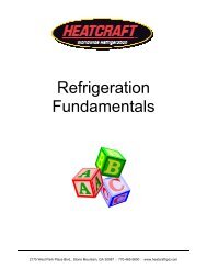 Refrigeration Fundamentals - Heatcraft Refrigeration Products