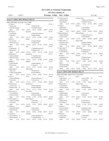 State Meet 4A Results (pdf) - Easy Ware