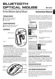 BLUETOOTH OPTICAL MOUSE - Media-Tech