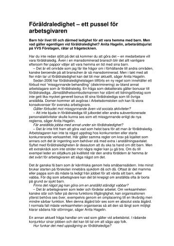 Publicerad i VVS-Forum nr 1/2009. - neij.se