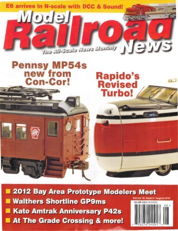 Model Railroad News, Oct 2012 Review - Con-Cor
