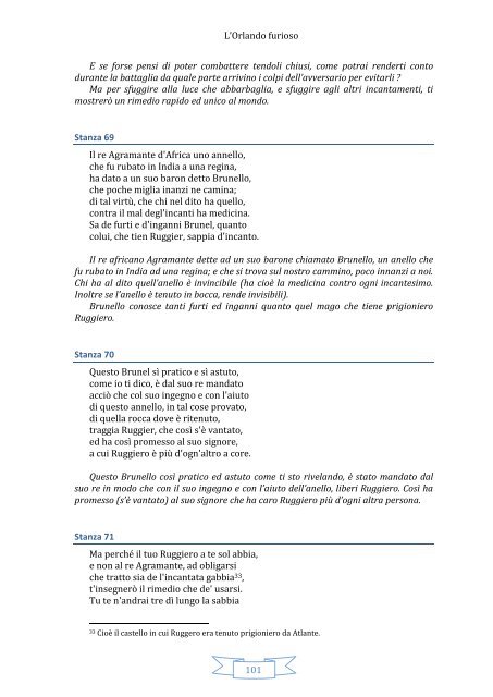 L'Orlando furioso Di Ludovico Ariosto - matematica fisica ... e altro