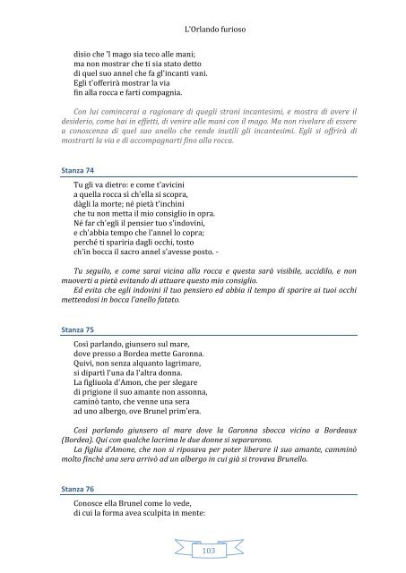 L'Orlando furioso Di Ludovico Ariosto - matematica fisica ... e altro