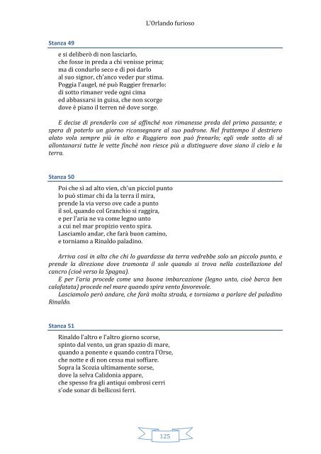 L'Orlando furioso Di Ludovico Ariosto - matematica fisica ... e altro