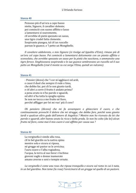 L'Orlando furioso Di Ludovico Ariosto - matematica fisica ... e altro