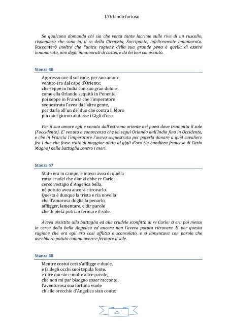 L'Orlando furioso Di Ludovico Ariosto - matematica fisica ... e altro