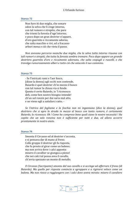 L'Orlando furioso Di Ludovico Ariosto - matematica fisica ... e altro